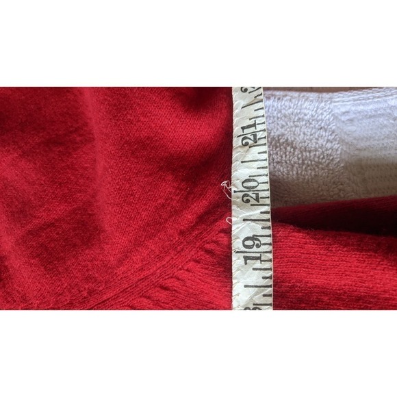 Lanerossi Filivivi Dopplehanger Lambswool Blend Red Sweater Large NWT - Picture 7 of 11